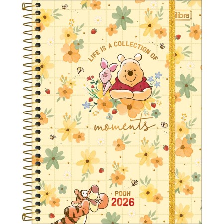 Planner Espiral 17,7 x 24 cm Pooh 2026