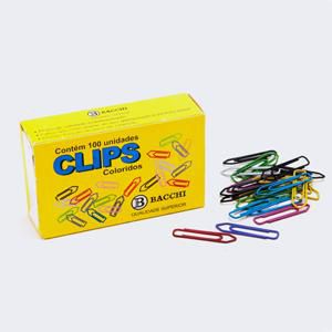 Clips Colorido N. 1 - c/ 100 unidades
