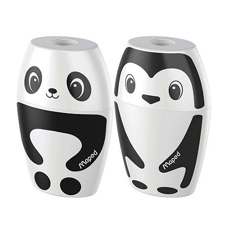 Apontador Shakky - Panda e Pinguim - Unidade