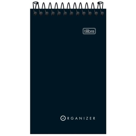 CADERNETA ESPIRAL CAPA FLEXÍVEL ORGANIZER 60 FOLHAS
