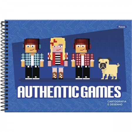 Caderno de Desenho Capa Dura 80fls Minecraft- Foroni – Livraria e Papelaria  Brasil