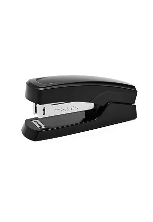Grampeador B5308 - 26/6 - 25 Folhas - Plástico - Preto - Caixa C/1 UN - Bazze