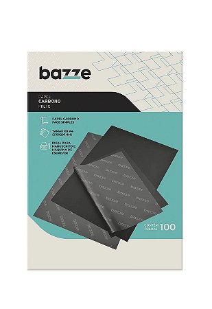 Carbono Papel - A4 - Caixa C/100 Folhas - Bazze