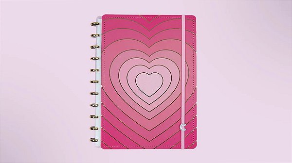 Caderno Inteligente Golden Love