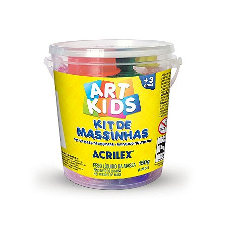 KIT DE MASSINHAS 1 com Acessórios - Art Kids