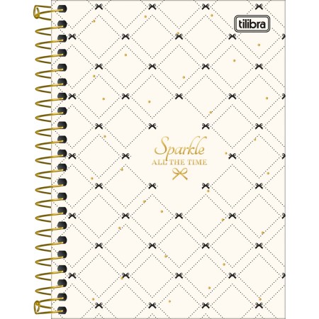 CADERNETA ESPIRAL CAPA DURA 1/8 WEST VILLAGE 80 FOLHAS