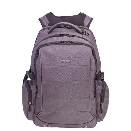 Mochila Grande 3 Comp Laptop Web 3.0 Plus - Cinza