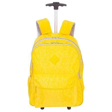 Mochila Carrinho Externo Sestini Rolling Crinkle - Amarelo