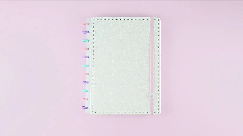 Caderno Inteligente Lets Glitter Colorful