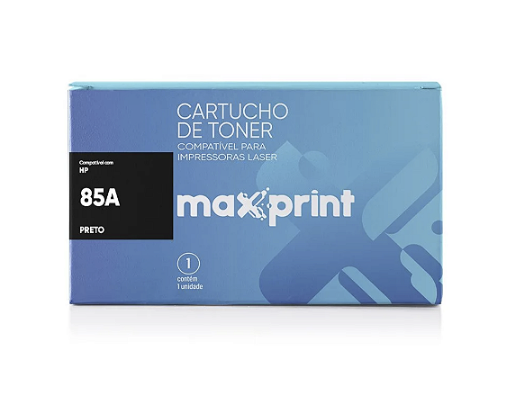 Cartucho de toner Maxprint 85A P Compatível com Hp