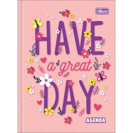 Agenda Costurada Diária 12,3 x 16,6 cm Pepper Permanente Feminina