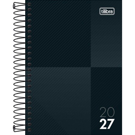 Agenda Espiral Diária 12,9 x 18,7 cm Zip 2027