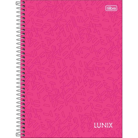 CADERNO ESPIRAL CAPA DURA UNIVERSITÁRIO 1 MATÉRIA LUNIX 80 FOLHAS