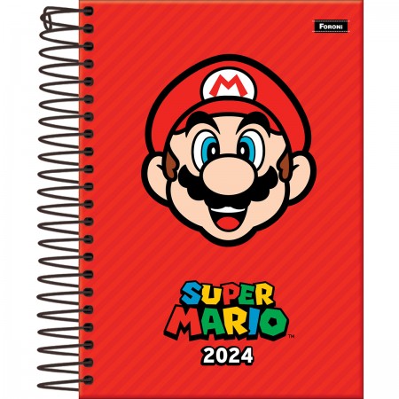 Agenda Espiral Super Mario