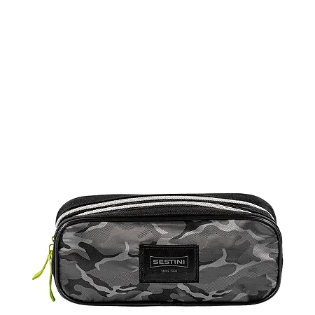 Estojo 2 Compartimentos Sestini Camuflado - Colorido