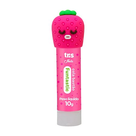 Cola Bastão Funtastic Holic Fofurices 10g Morango Tris