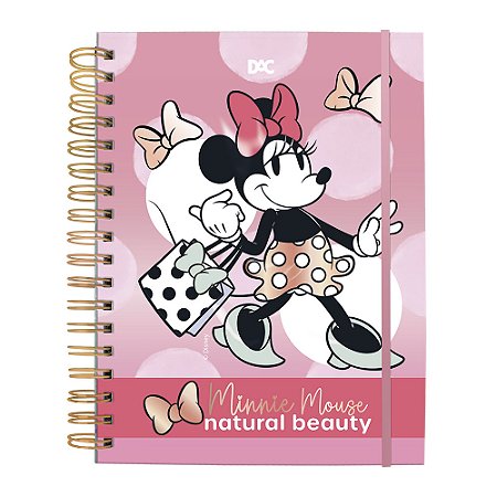 Caderno Smart Mini com folhas e divisórias reposicionáveis Disney Minnie