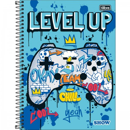 CADERNO ESPIRAL CAPA DURA UNIVERSITÁRIO 1 MATÉRIA SHOW MASCULINO 80 FOLHAS