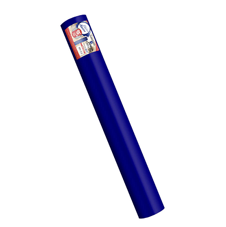 Plástico Adesivo Liso Azul 45cm x 10m DAC