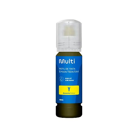 Refil de Tinta para Impressora Epson T504/544 100ml Amarelo Multi - RF030