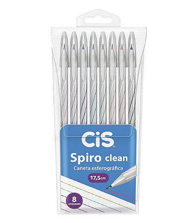 Estojo Spiro Clean CIS com 8 cores