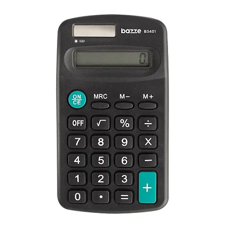 Calculadora de Bolso B3401 - 8 Dígitos Bazze