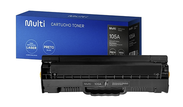 Toner Compatível para Impressora HP W1105A sem Chip Multi - CT1105