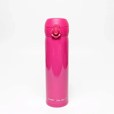 Garrafa Térmica Pink Vibes 340Ml Leoarte