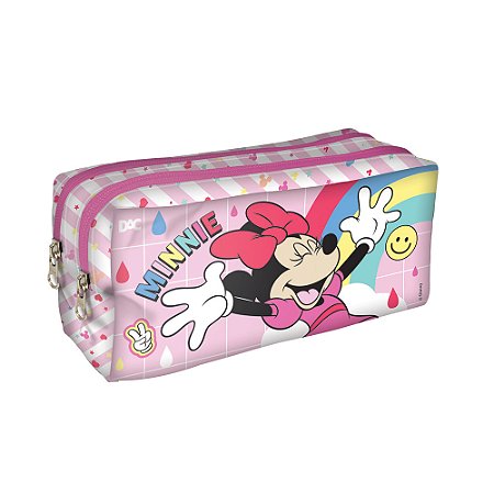 ESTOJO DUPLO EM TECIDO DAC – MINNIE