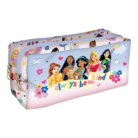 ESTOJO DUPLO EM TECIDO DAC – PRINCESAS