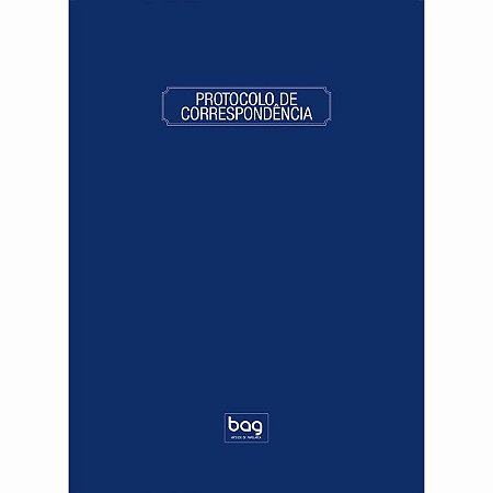 LIVRO PROTOCOLO DE CORRESPONDÊNCIA CAPA DURA 100FLS - BAHIA