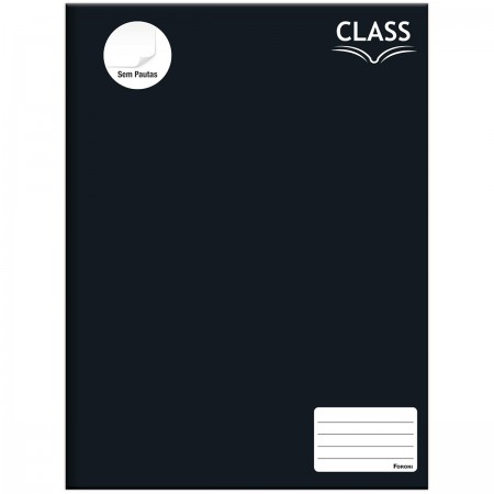 Caderno Brochurão Sem Pauta 80 Folhas Class