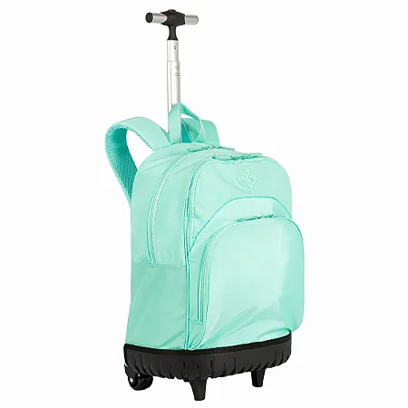Mochila Carrinho Externo com Base Rígida Sestini Rolling 2 Verde - Água