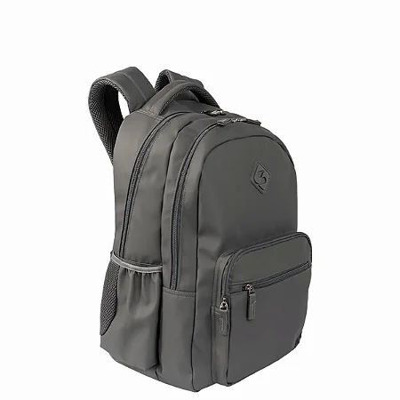 Mochila 2 Compartimentos Sestini College Hydroblock Cinza - Chumbo