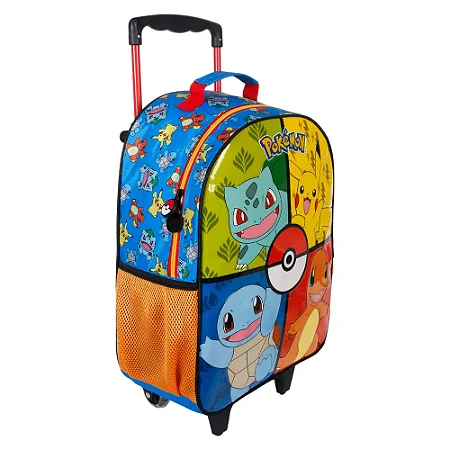 Mochilete Escolar 16 Pokemón Pokebola