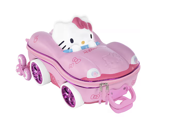 Mala Infantil Hello Kitty Maxtoy Diplomata com Rvodinha Tripla