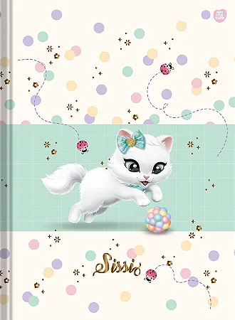 Caderno Brochura Grande Capa Dura Sissi 48 Folhas