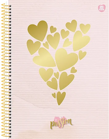 Caderno Universitário 01 Matéria Capa Dura Passion