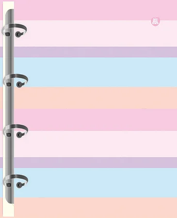 Caderno Colegial Argolado Cristales 160 folhas