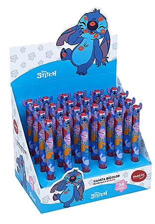 CANETA BICOLOR STITCH MOLIN - Unidade