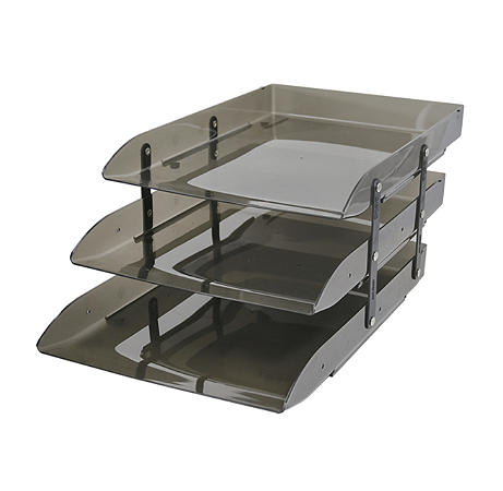 Caixa Correspondência Articulável Tripla Fumê