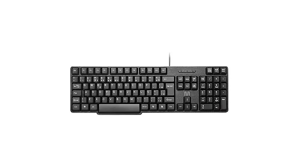 Teclado Com Fio Multi Cabo de 130cm Com Conexão USB - TC213