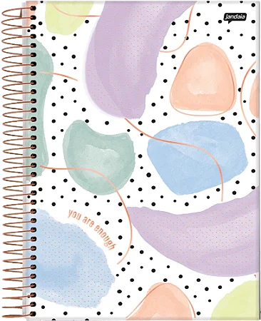 Caderno Universitário Capa Dura La Crenme 1 Matéria 80 Folhas