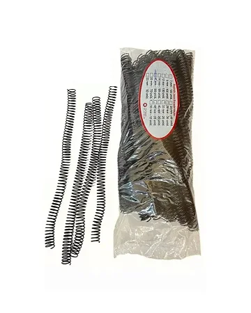 Espiral para Encadernação Preto 17 mm com 100 unidades