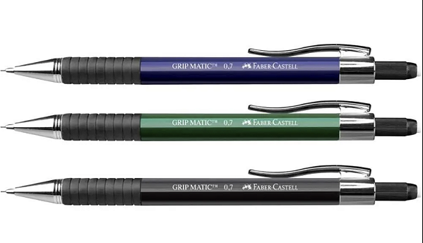 Lapiseira Faber-Castell Grip Matic Metal 0.7mm - Unidade