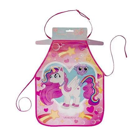 Avental Infantil Regulável Unicórnio Leo&Leo