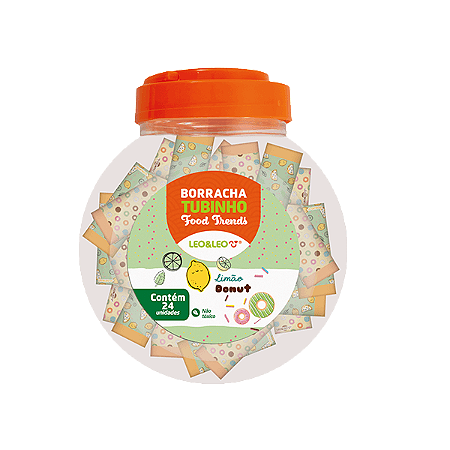 BORRACHA TUBINHO SORTIDOS LEO&LEO - Unidade