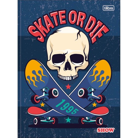 Caderno Brochura Capa Dura Universitário Show 80 Folhas Sortidos Tilibra