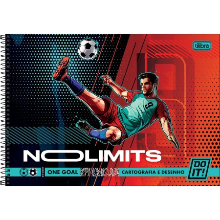 Caderno de Cartografia e Desenho Espiral Capa Dura Do It! 80 Folhas Sortidos Tilibra