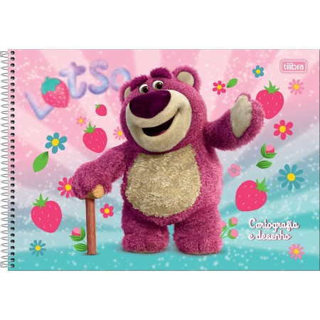 Caderno de Cartografia e Desenho Espiral Capa Dura Lotso 80 Folhas Sortidos Tilibra
